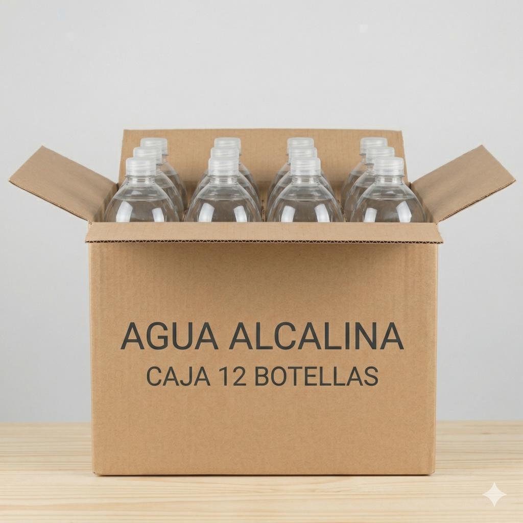 Agua alcalina (caja 12 botellas)