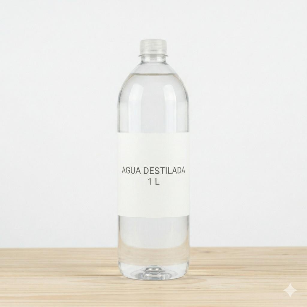 Agua destilada (botella 1 L)