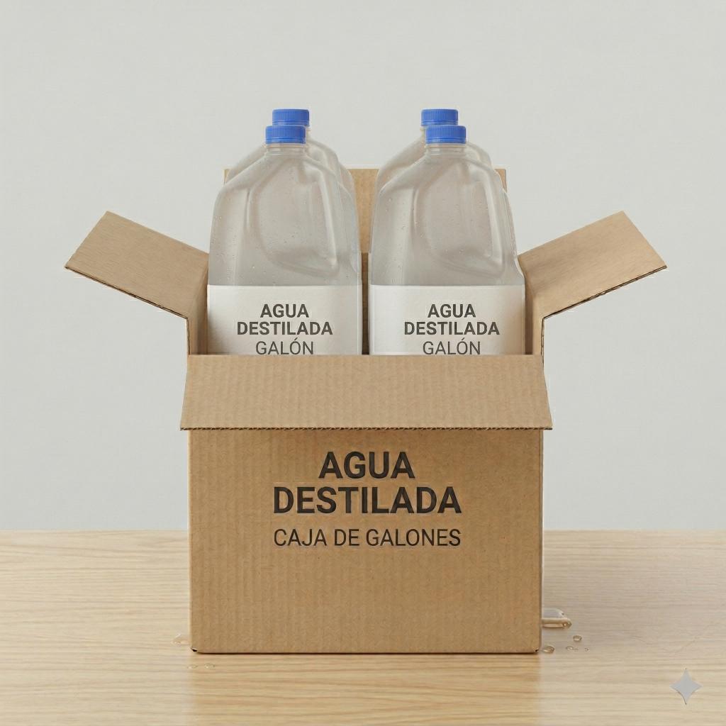 Agua destilada (caja de 12 galones)
