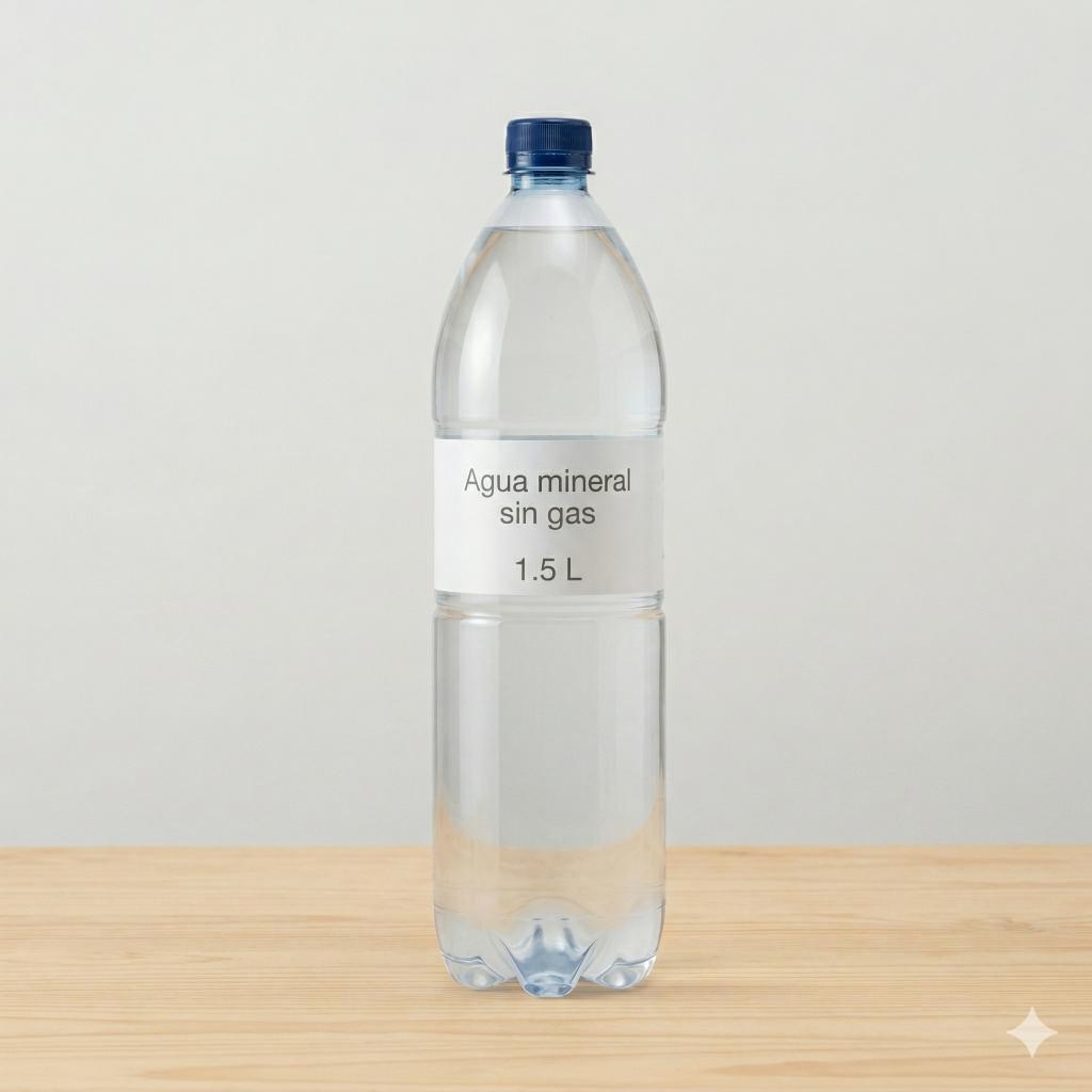 Agua mineral sin gas (botella 1.5 L)