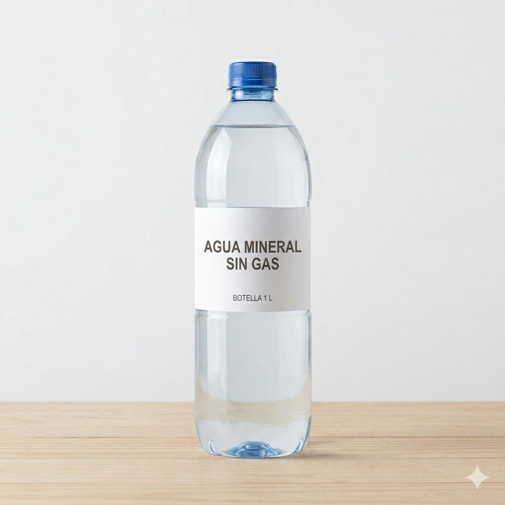 Agua mineral sin gas (botella 1 L)