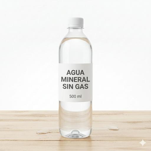Agua mineral sin gas (botella 500 ml)