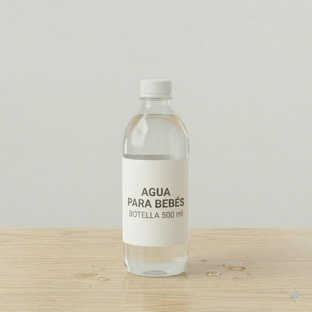 Agua para bebés (botella 500 ml)