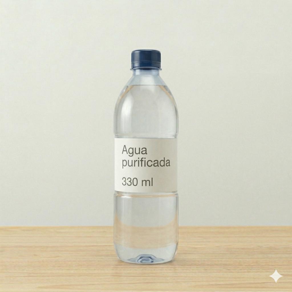 Agua purificada (botella 330 ml)